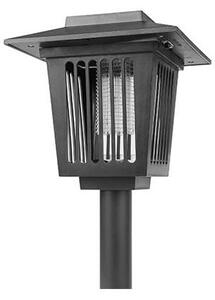Lampa solara LED tarus, autonomie 6-8h, IP44, 6500K, 10lm, 0.06W, 2 surse, negru