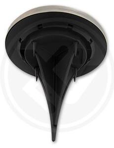 Set 4 lampi solare LED, tip tarus, autonomie 6-8h, IP44, 6500K, 40lm, 0,96W, 16 surse, argintiu