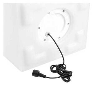 Ghiveci de flori luminos, LED SMD RGBW, telecomanda IR, 30x50 cm, IP44