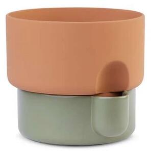 Oasis Flowerpot Small Green/Terracotta - Northern