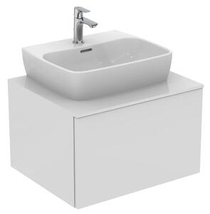 Dulap baie suspendat Ideal Standard Adapto pentru lavoar, 60 cm, alb lucios, blat cu decupaj Alb lucios