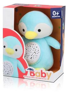 Jucarie Pinguin de plus, lampa de veghe cu proiector, cantecele bebe