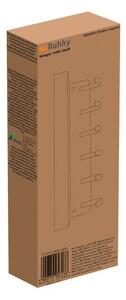 Raft universal cu 6 carlige agatare, magnetic, design minimalist, 5x8.5x24.5 cm