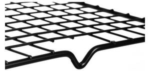 Gratar pentru racire si glazura, antiaderent, picioare de spirjin, 40x25x1 cm, otel negru