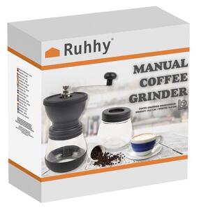 Rasnita manuala universala, cafea, nuci, condimente, mecanism ceramic, functie reglare, recipient de sticla, maxim 120 g