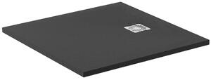Cadita dus compozit 80x80 cm Ideal Standard Ultra Flat S, negru intens Negru intens, 800x800 mm