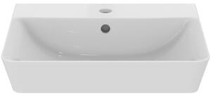 Lavoar suspendat alb 50 cm, orificiu baterie si preaplin, Ideal Standard Connect Air Cube