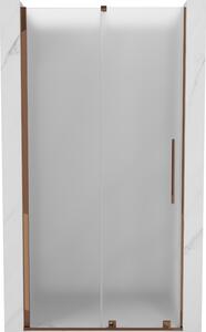 Mexen Velar, usa de dus culisanta pentru deschidere 110 cm, sticla mat 8 mm, aur roz, 871-110-000-31-60