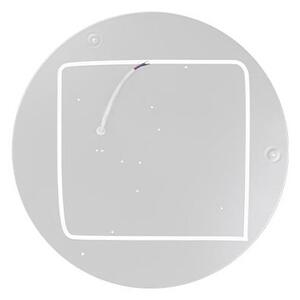 Plafoniera LED, diametru 78 cm, lumina reglabila 3000-6500K, 11.360 lm, control telecomanda si aplicatie, otel si PC, alb