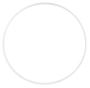 Plafoniera LED, diametru 78 cm, lumina reglabila 3000-6500K, 11.360 lm, control telecomanda si aplicatie, otel si PC, alb