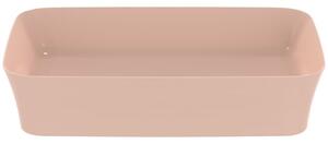 Lavoar pe blat roz lucios 55 cm, dreptunghiular, fara preaplin, Ideal Standard Ipalyss Roz lucios