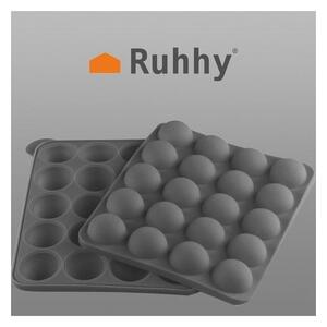 Matrita din silicon pentru produse de cofetarie, 20 de orificii, 22.5x18.5x4 cm, gri