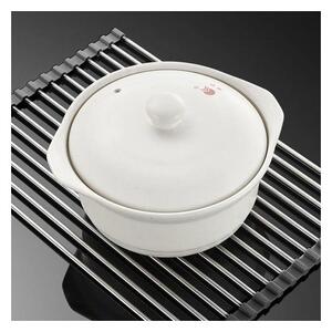 Scurgator de vase multifunctional, pliabil, 29.5 x 47.8 cm, silicon si metal