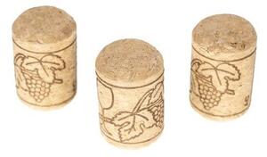 Dopuri pentru sticle de vin, lemn de pluta, set 100 buc