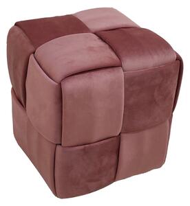 Taburet Jisko catifea mar rotten 38x38x40 cm