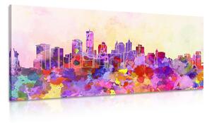 Tablou New York în design de acuarelă
