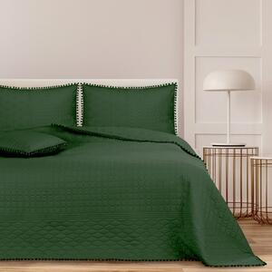 Cuvertură pentru pat AmeliaHome Meadore, 200 x 220 cm, verde