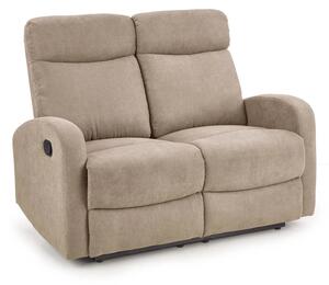 Canapea pliabila OSLO 2S, bej, stofa, 128x95/158x100 cm