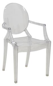 Scaun Narova PC transparent 43x48x92 cm