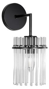 Lampă de perete 1xE27/60W/230V negru/transparent