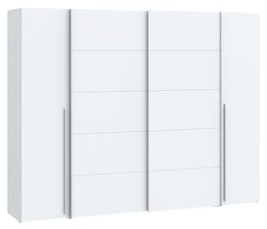 Dulap Verzo 4 usi alb melamina 270.5x61.5x210.5 cm