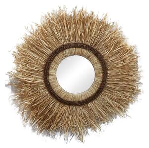 Oglinda Tabrane fibre eco culoare naturala 110x110x4 cm