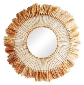 Oglinda Namiere abaca culoare naturala 100x100x4 cm