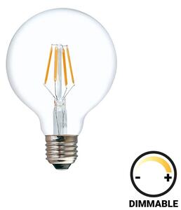 Bec LED G95 Bulb dimabil 4W E27 200-220V transparent 8x8x12 cm