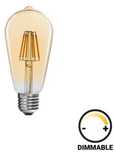 Bec LED ST64 dimabil 8W E27 amber 6.4x6.4x14.7 cm