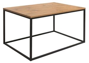 Masuta cafea AROZ, maro/negru, lemn/metal, 100x69x53 cm