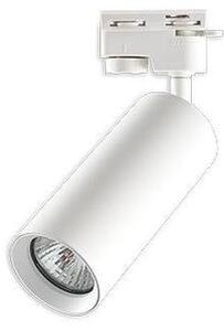 Proiector pe sina, bec LED GU10, putere 35W, aluminiu alb mat