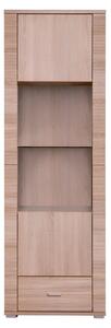 Vitrina GRAND tip 5, stejar sonoma, PAL laminat, 63x39x192 cm