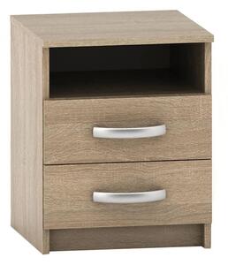 Noptiera BETTY 2 BE02-018-00, stejar sonoma, PAL laminat, 40x40x50 cm