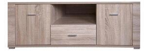 Comoda TV GRAND tip 13, stejar sonoma, PAL laminat, 140x55x51 cm