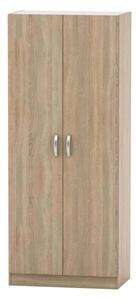 Dulap BETTY 2 BE02-003-00, stejar sonoma, DTD laminat, cu 2 usi, 90x57