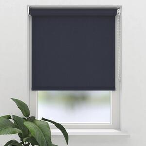 Rulou opac Soluna V23 uni albastru închis 220x190 cm, incl. suport cu cleme de prindere