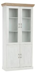 Vitrina ROYAL W4D, pin nordic/stejar salbatic, PAL melaminat/plinte de