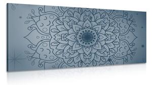 Tablou floare albastră închisă de Mandala