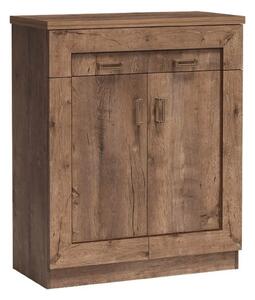 Comoda TEDY TYP T2, stejar lefkas, PAL melaminat, 90x44x110 cm