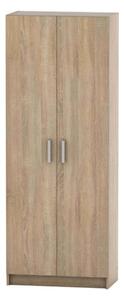 Dulap BETTY 7 BE07-004-00, stejar sonoma, DTD laminat, cu 2 usi, 70x37