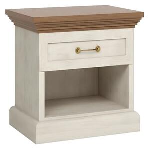 Noptiera ROYAL SN, pin nordic/stejar salbatic, PAL melaminat, 57x40x50