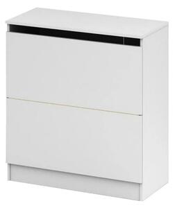 Dulap BETTY 2 BE-02-040, alb, DTD laminat, cu 2 usi, 85x39x93 cm