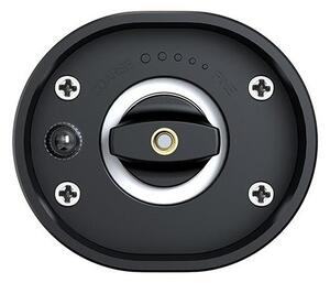 Set 2 rasnite pentru condimente, suport dedicat, indicator LED, grosime reglabila, maner antiderapant, negru