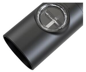 Set 2 rasnite pentru condimente, suport dedicat, indicator LED, grosime reglabila, maner antiderapant, negru