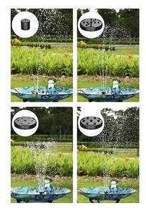 Fantana solara de gradina, 4 jeturi interschimbabile, inaltime 30-60 cm, panou 7V 1.8W, 180 L/h