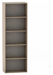 Biblioteca TEMPO ASISTENT NEW 001, stejar sonoma, PAL melaminat, 57x34