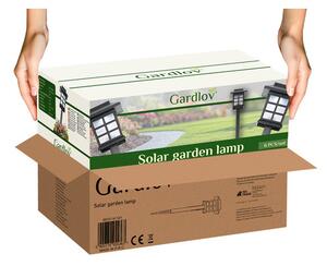 Lampa solara de gradina, set 6 bucati, inaltime 37 cm, 13000k, panou 2V 40mA, iluminare 10-12 h, 2 lm