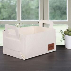 Cos de pasla HMY-6259 Crem 30x20x15 cm