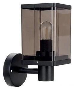Lampă de perete de exterior 1xE27/60W/230V IP44 negru/maro fumuriu