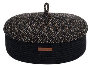 Cos decorativ (Bumbac 100%) 9004054 Negru 25x15x34 cm